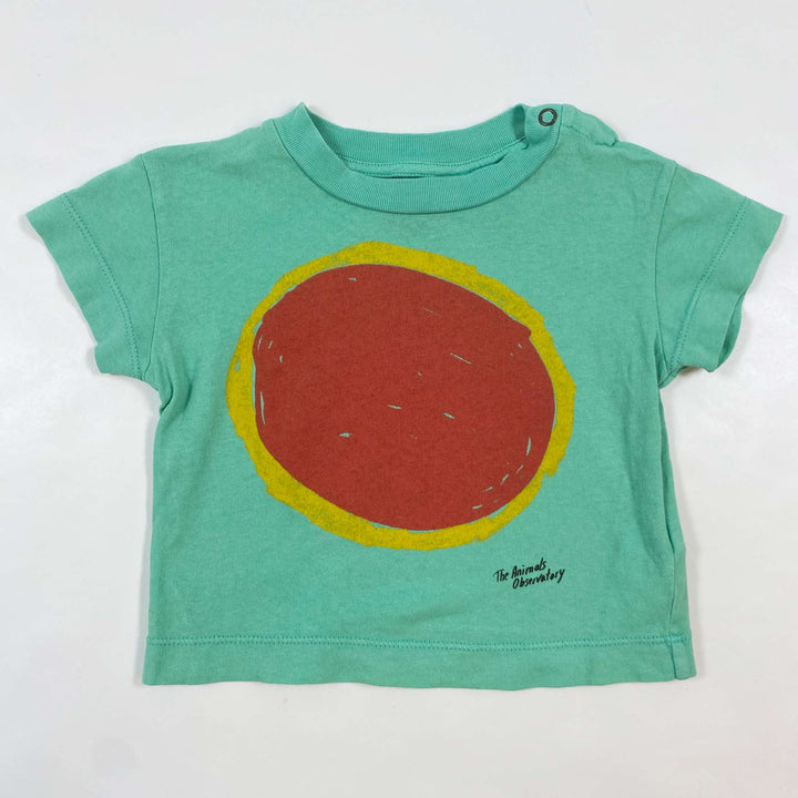 The Animals Observatory green t-shirt 6M 1