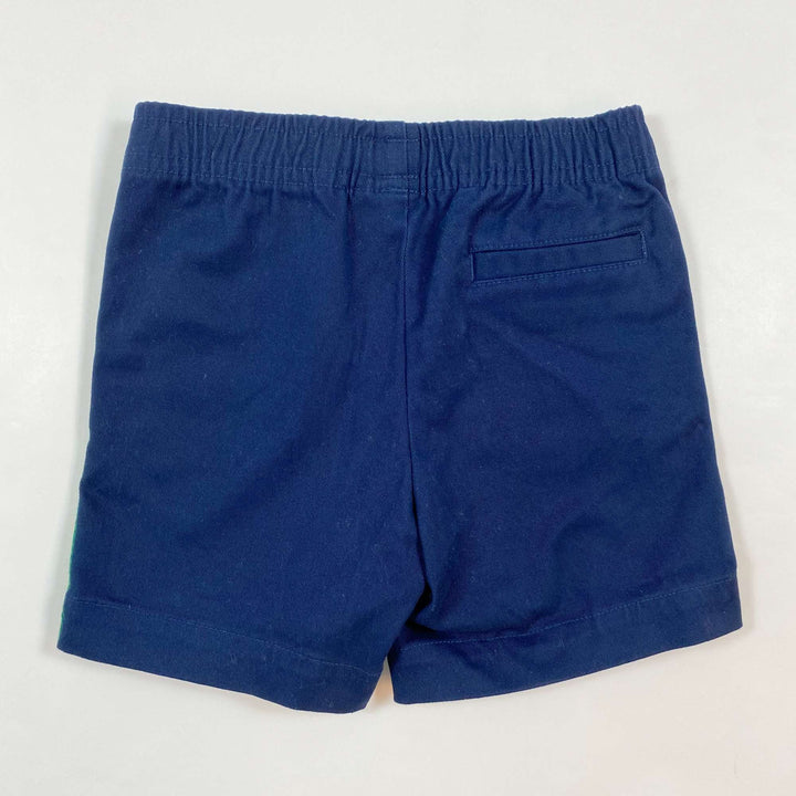 Janie and Jack navy brushed cotton shorts  2Y 2