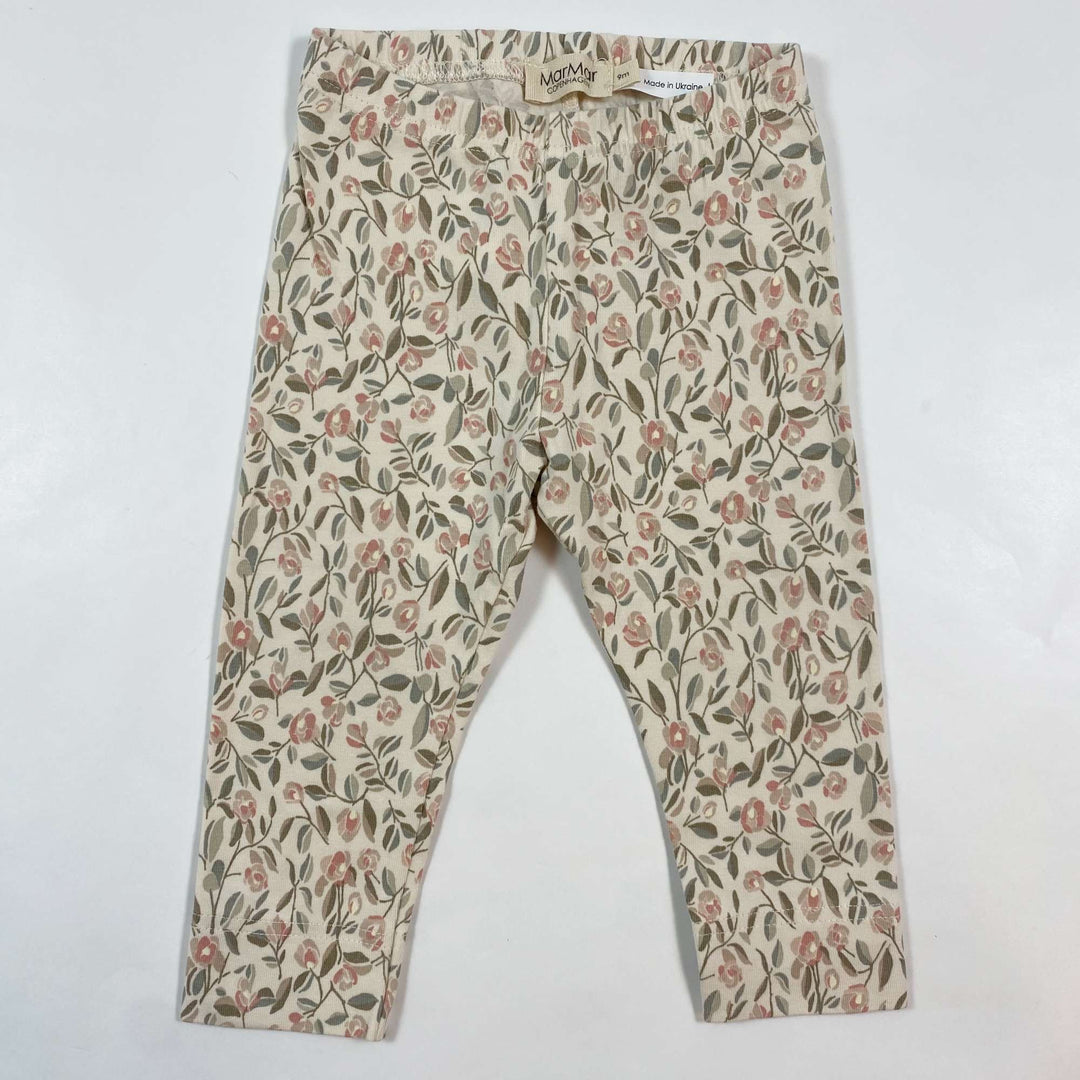 MarMar Copenhagen floral print baby leggings 9M/74