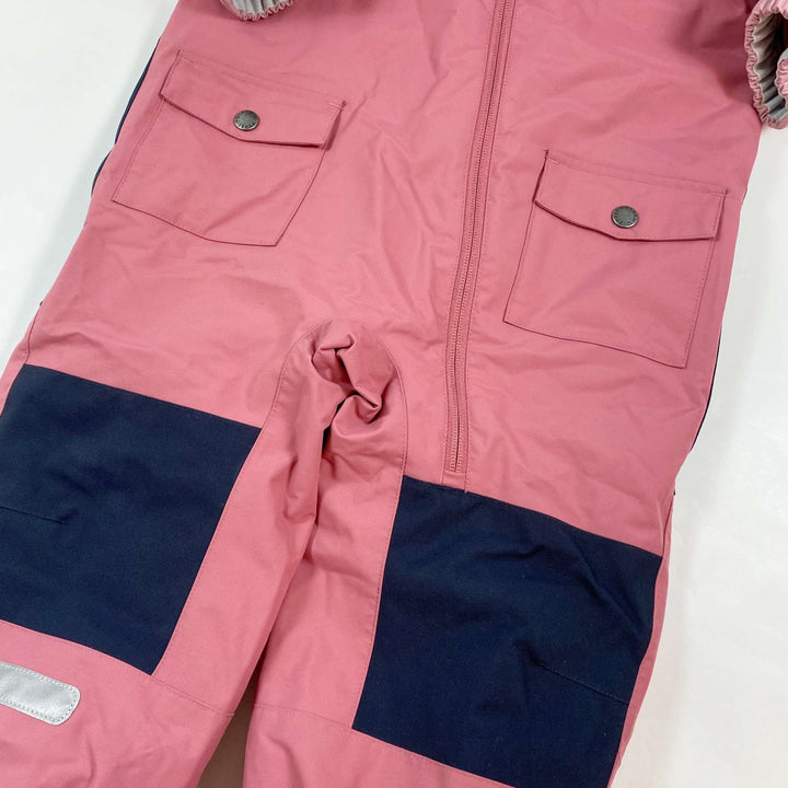 Polarn O. Pyret pink fleece lined overall 2-3Y/98