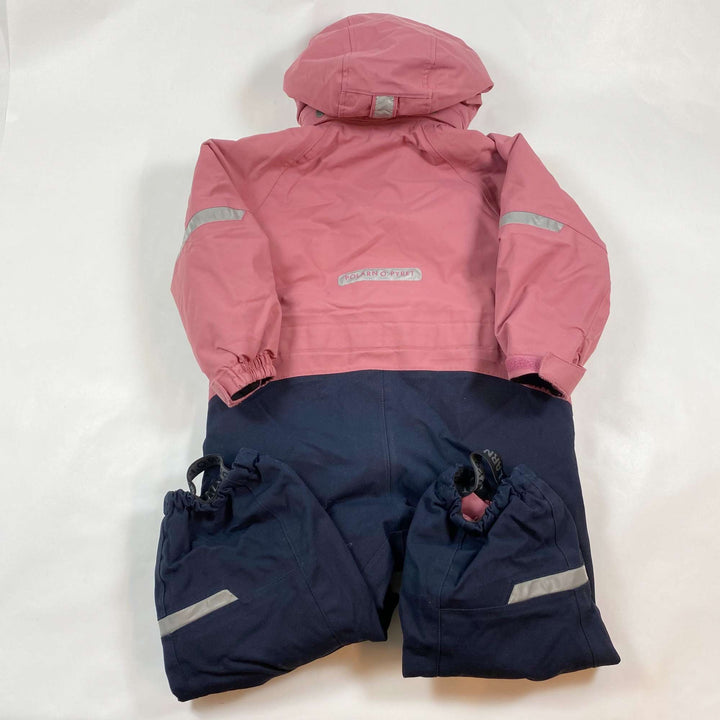 Polarn O. Pyret Snowy pink padded overall 2-3Y/98