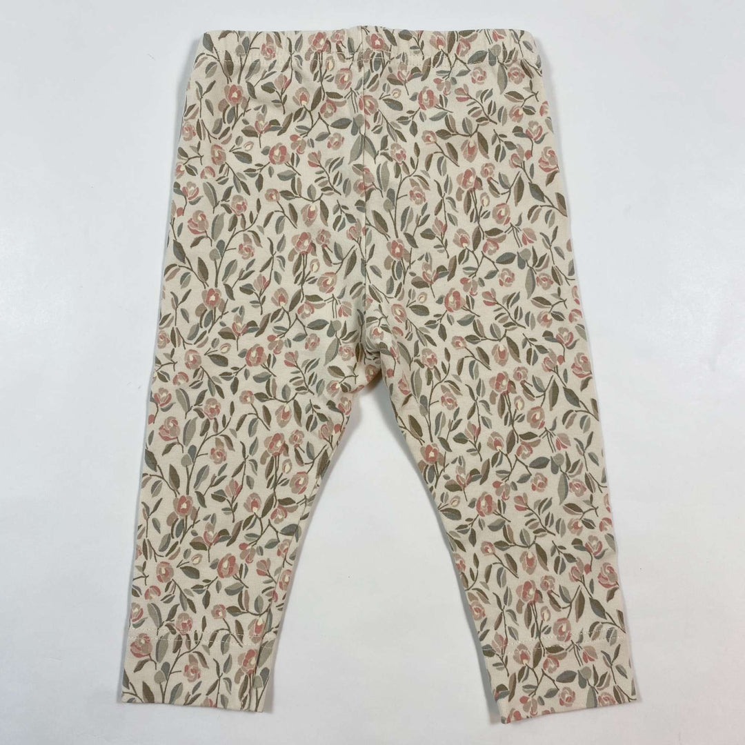 MarMar Copenhagen floral print baby leggings 9M/74