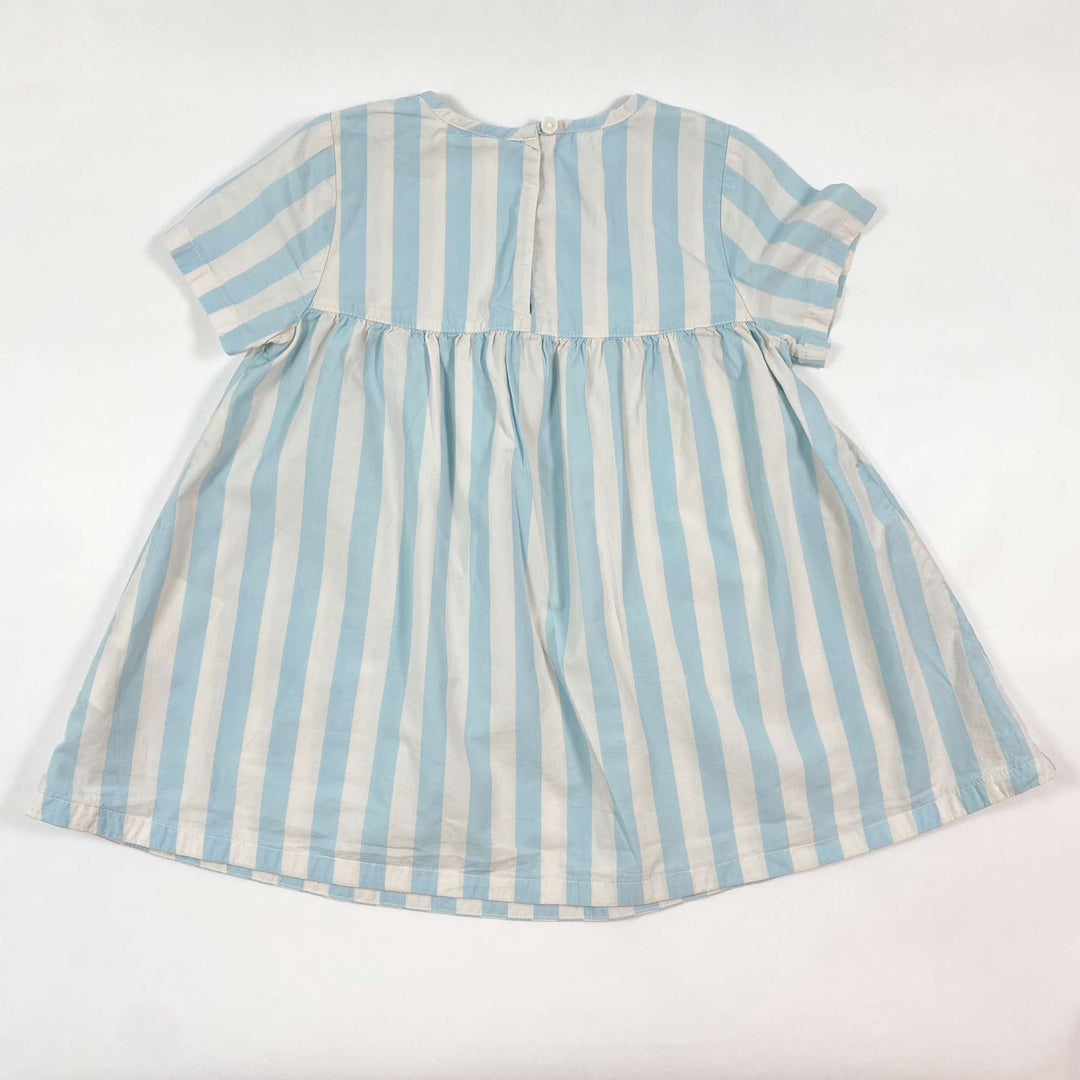 Arket blue striped pima cotton poplin dress 2-3Y/98 2