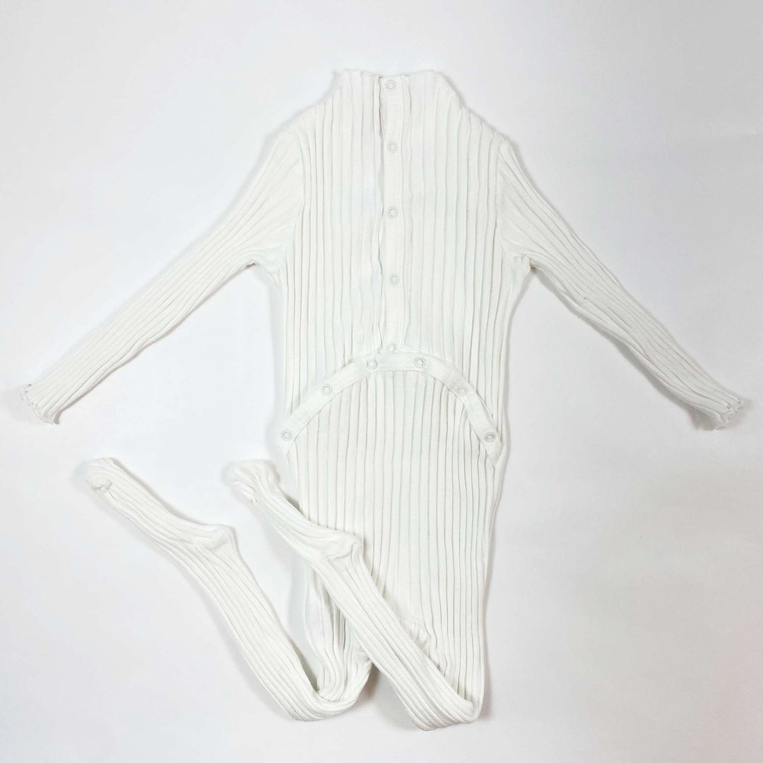 Il Gufo white rib pyjama 12M 2