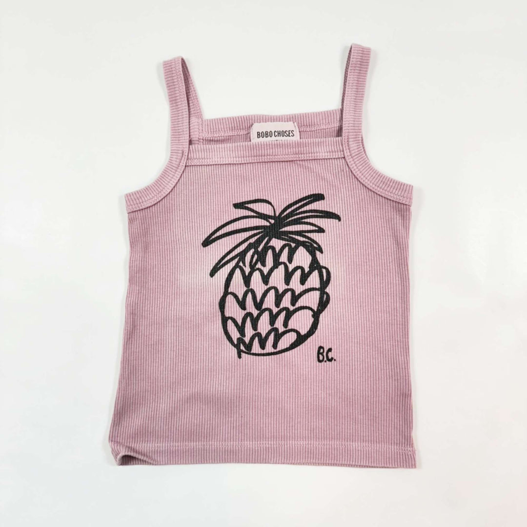 Bobo Choses purple pineapple rib tank 18-24M/86 1