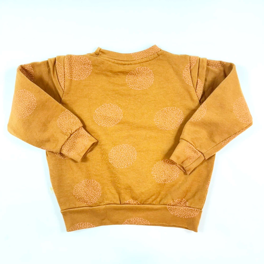 Soft Gallery terracotta Baptiste Shoulder Moondots sweatshirt 3Y 2