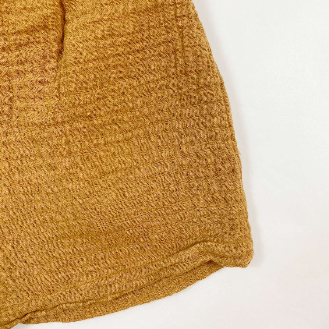 Nixnut ochre muslin shorts 92 4