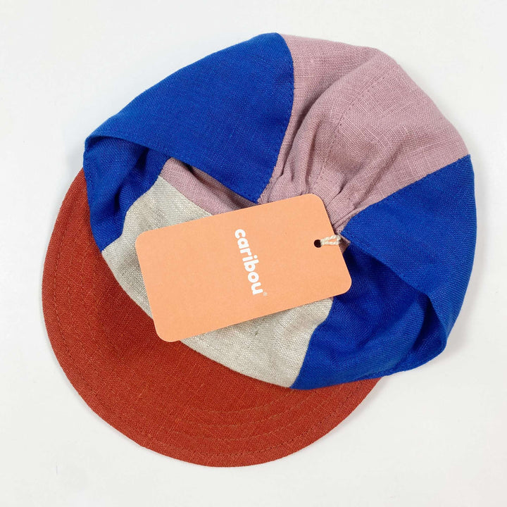 Caribou colour block linen cap Second Season Moyen 2