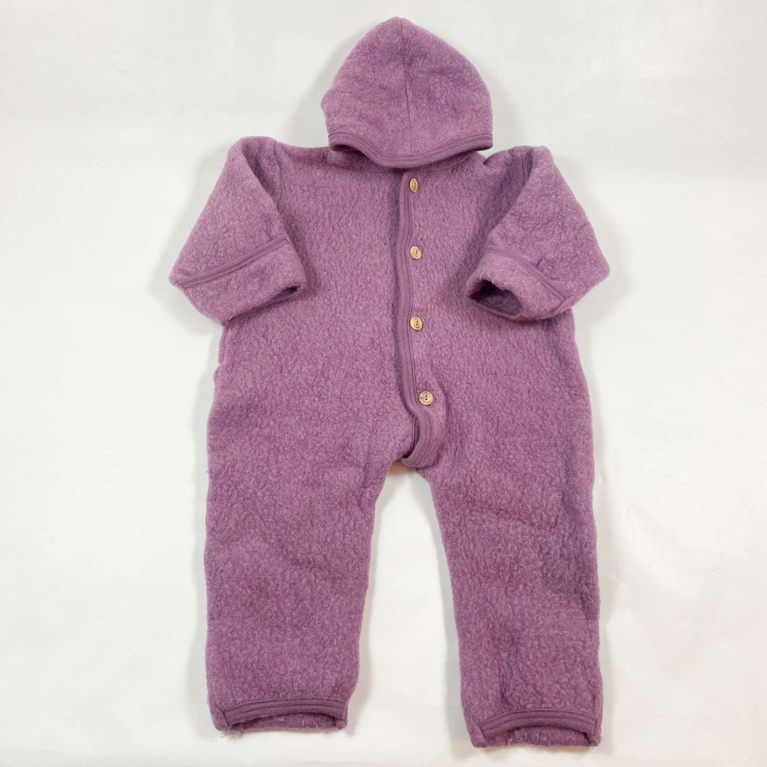 Engel purple wool overall 74/80 1