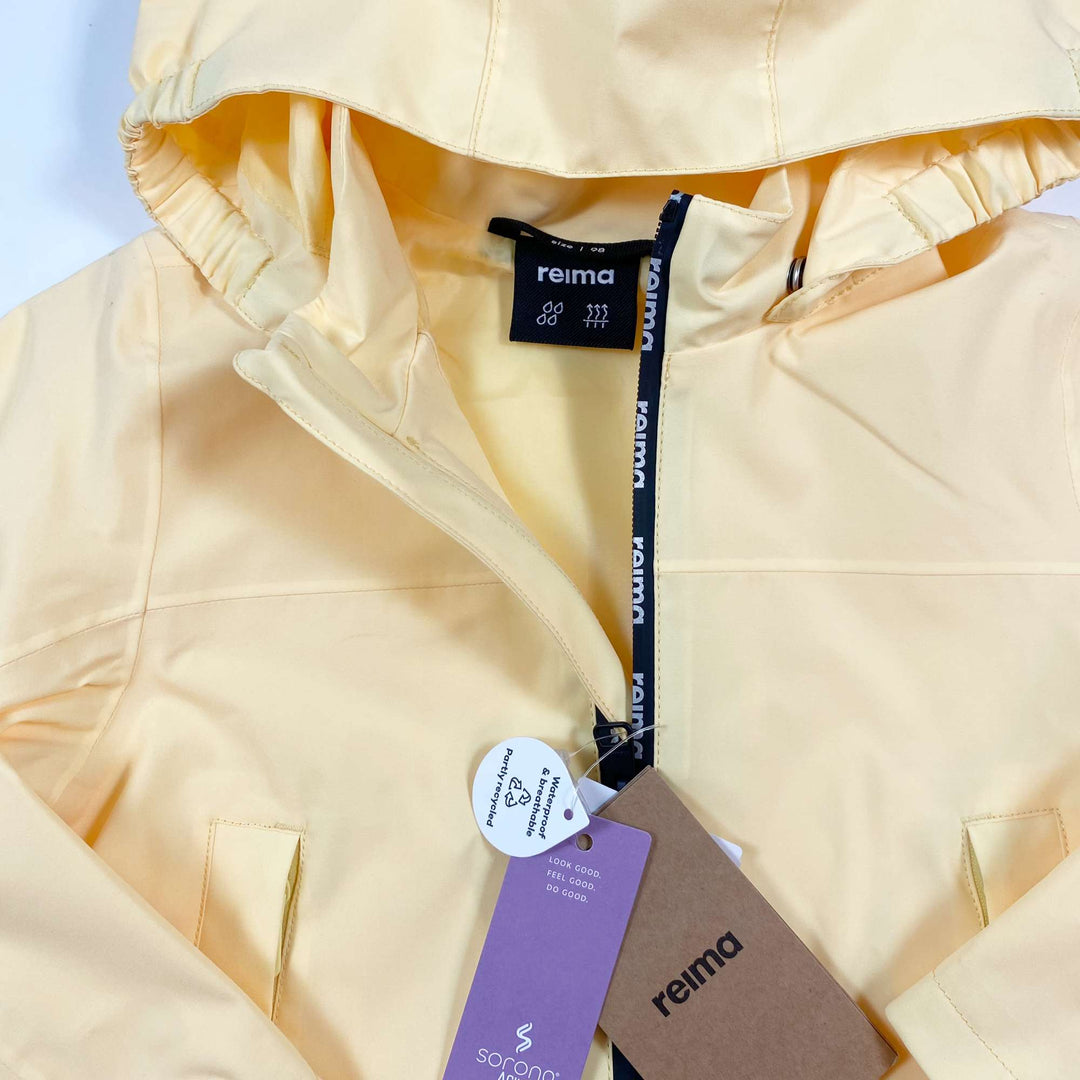 Reima yellow Finholma rain jacket Second Season 3Y/98 2