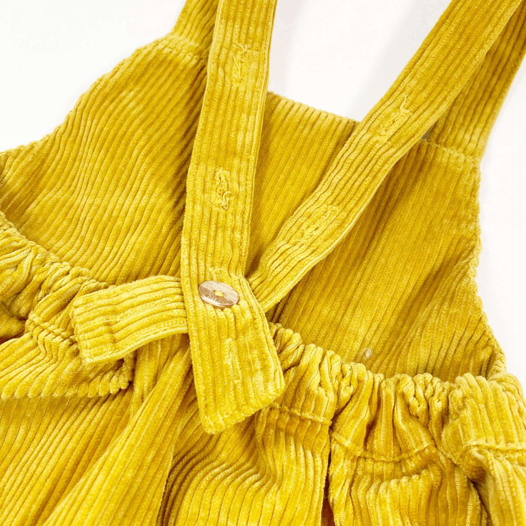 Olivier London mustard corduroy pinafore 2-3Y 3