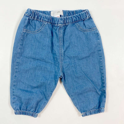 Zara blue light denim baby pants 1-3M/62 1