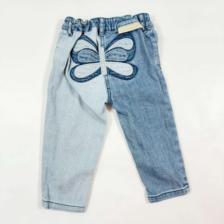 Stella McCartney Kids denim butterfly jeans 18M 2