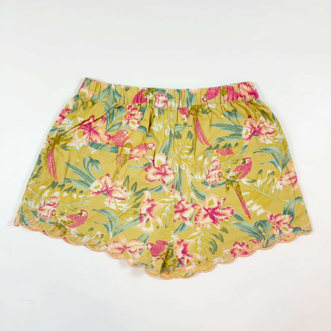 Louise Misha mustard floral Vallaloid shorts 6Y 2