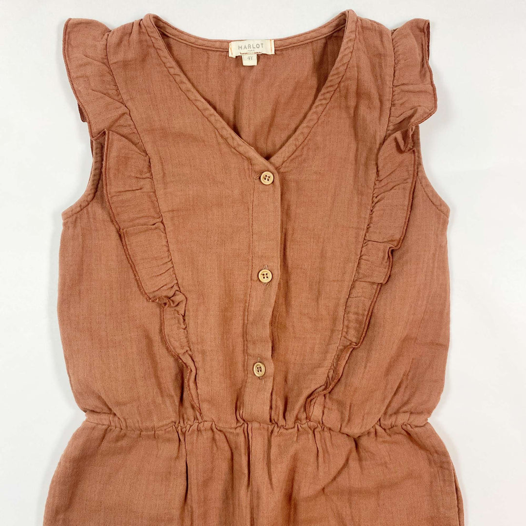Marlot brown jumpsuit 4Y 2
