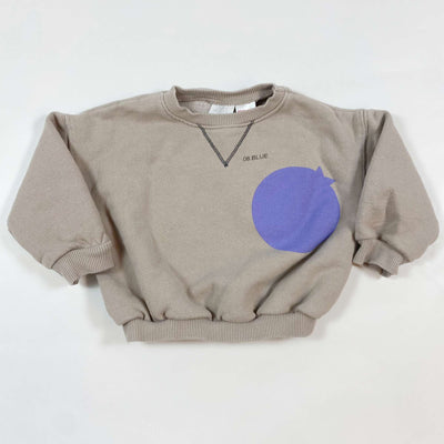 Zara blueberry sweatshirt 12-18M/86 1