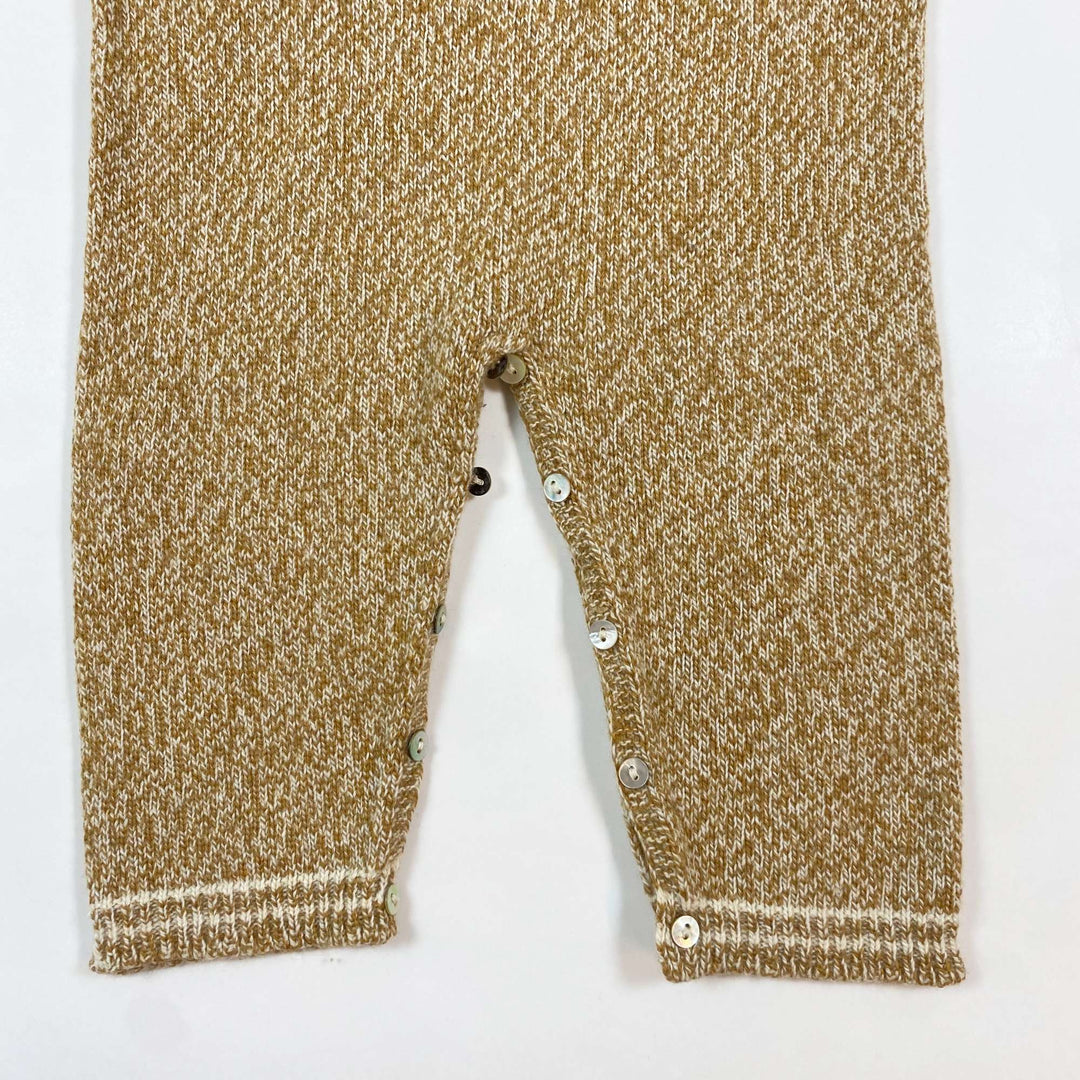Emile et Ida melange merino cashmere blend knit jumpsuit 18M 2