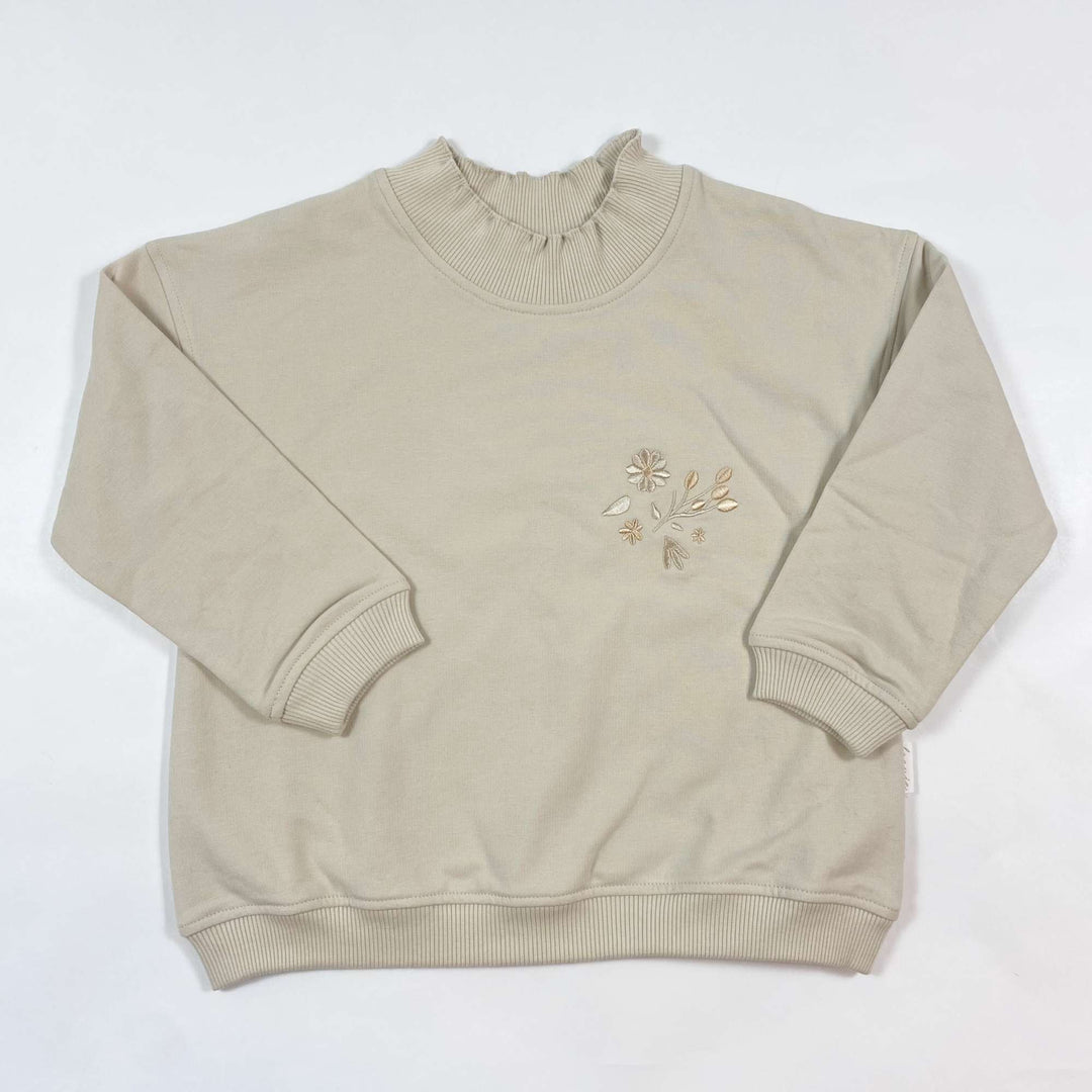 Leevje sweatshirt with floral embroidery 86/92 1