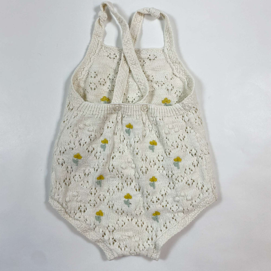 Zara crochet romper 6-9M/74 3