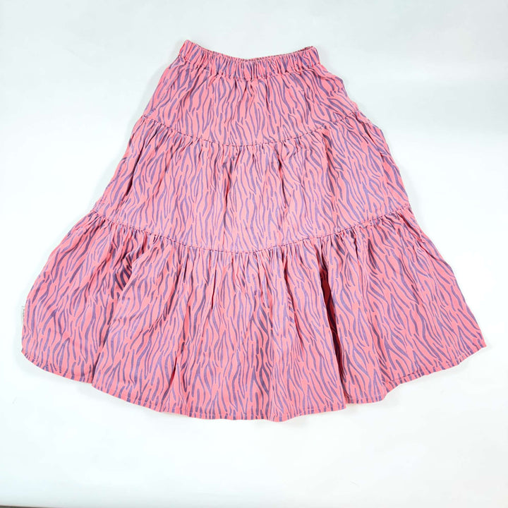 Piupiuchick pink animal print maxi skirt 8Y 2