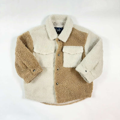 Il Gufo two-tone teddy jacket 3Y 1