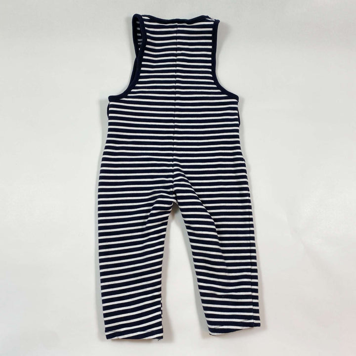 Jacadi mariniere stripe dungarees 18M/81 3