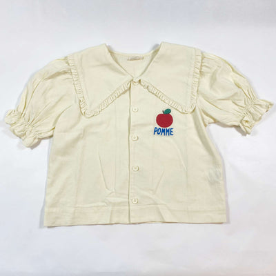 Jelly Mallow off-white pomme blouse 8-9Y/130 1