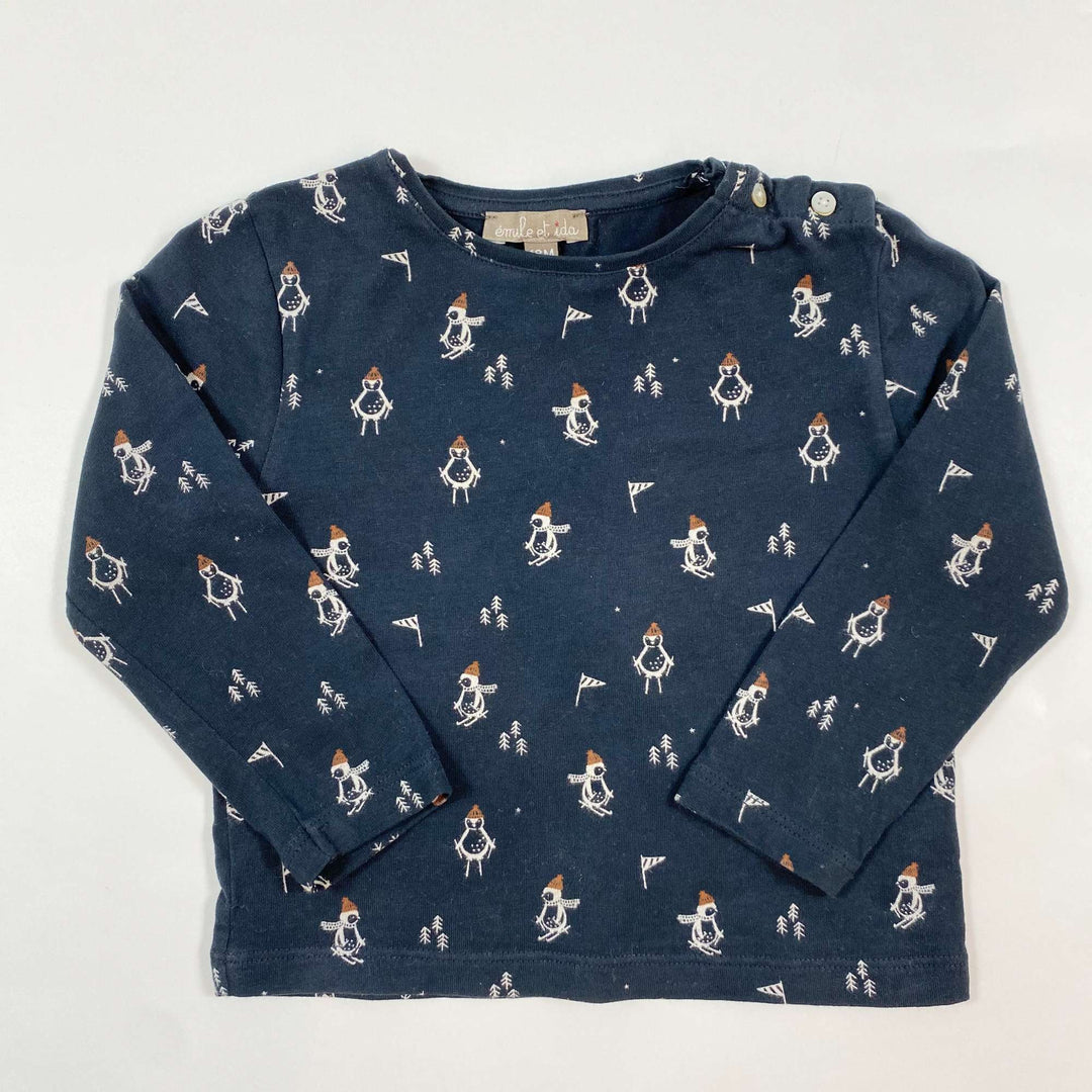 Emile et Ida winter print longsleeve 18M 1