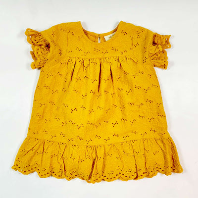 Soft Gallery mustard embroidered dress  9M 1