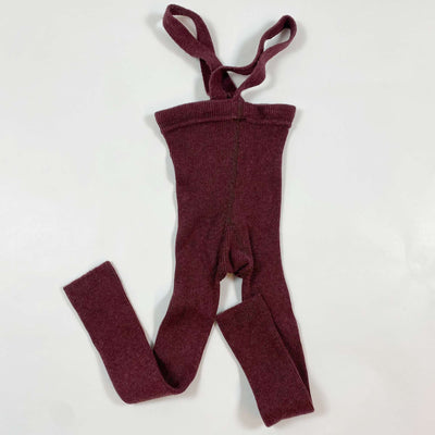 Silly Silas burgundy cotton footless tights 62/68 1