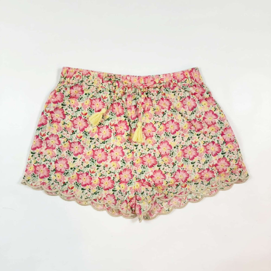Louise Misha pink floral Vallaloid shorts 6Y 1