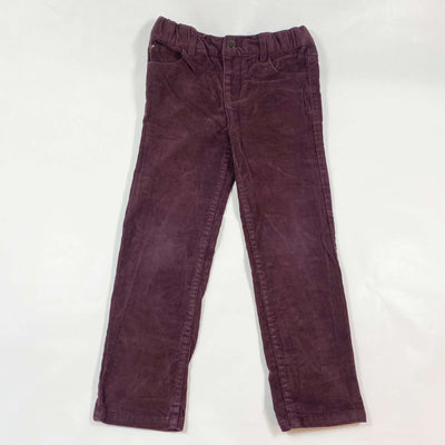 Jacadi burgundy fine corduroy trousers 5Y/110 1