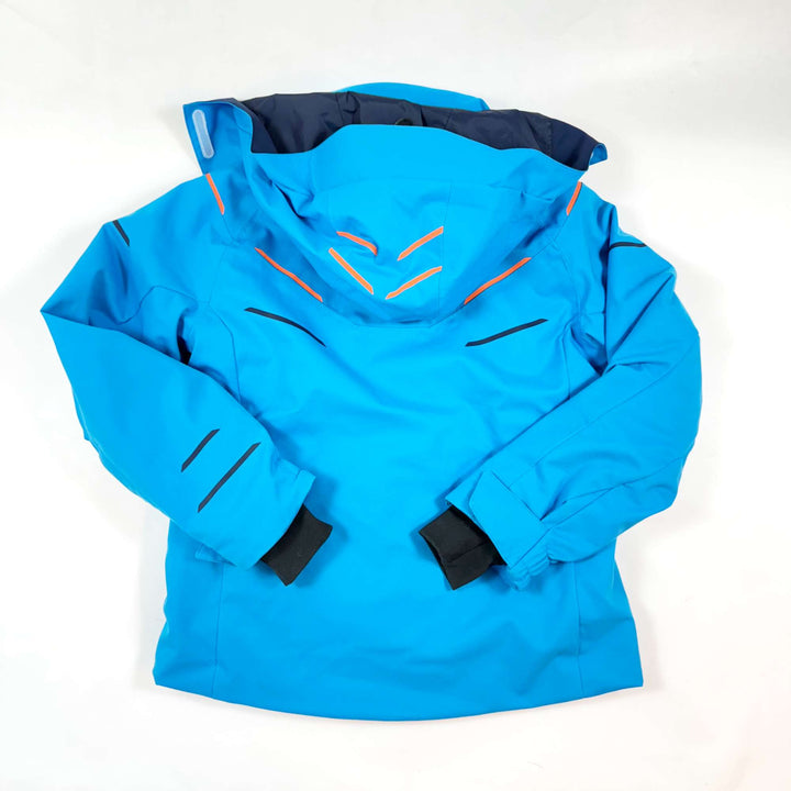 Kjus blue ski jacket with detachable hood and matching hat 128 6