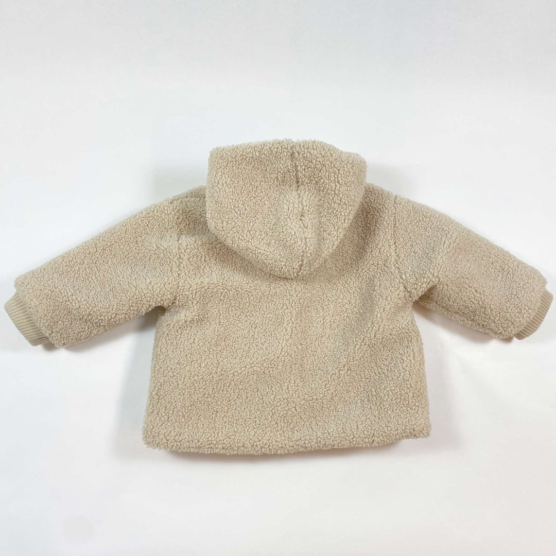 Zara beige sherpa coat 6-9M/74 3