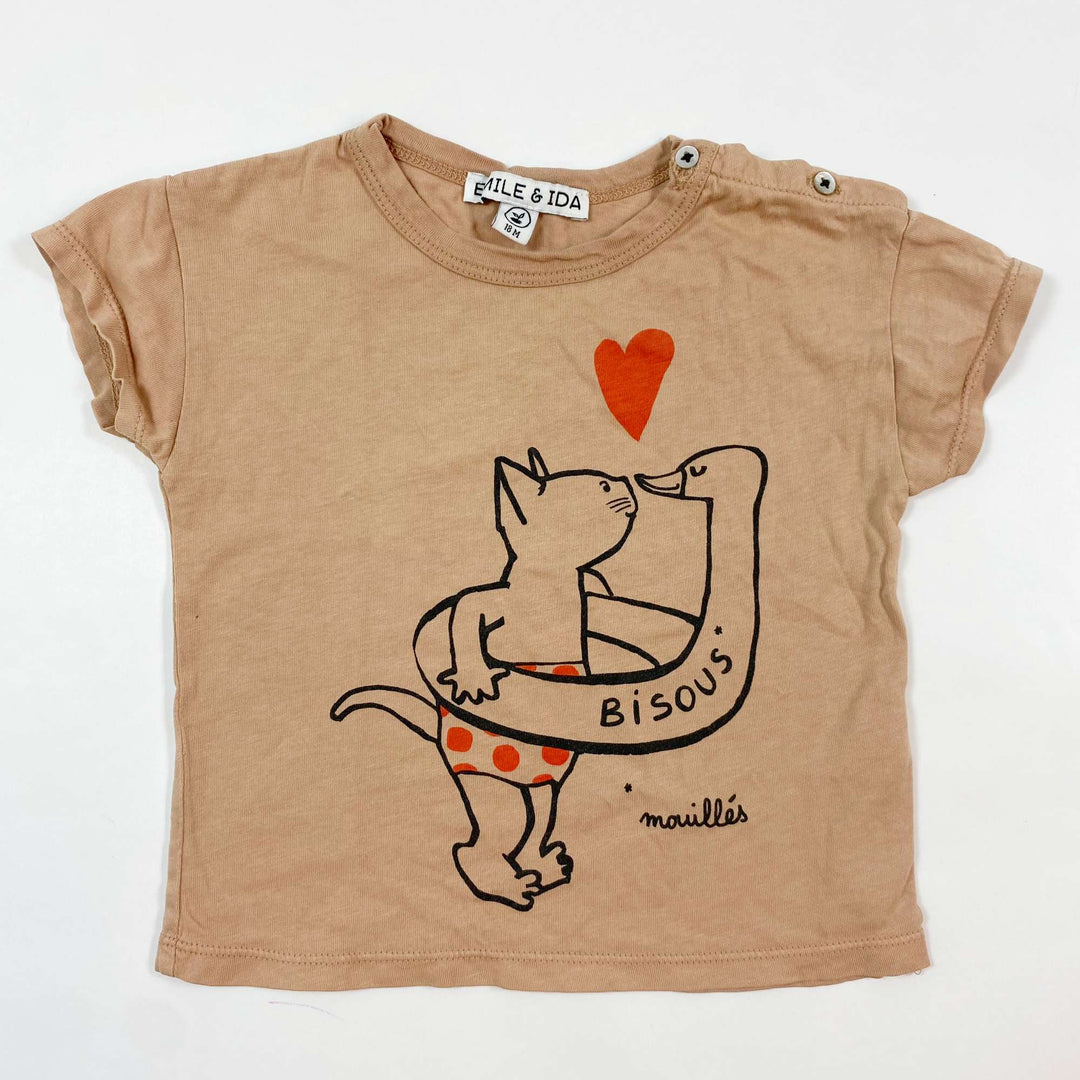 Emile et Ida Bisous t-shirt 18M 1