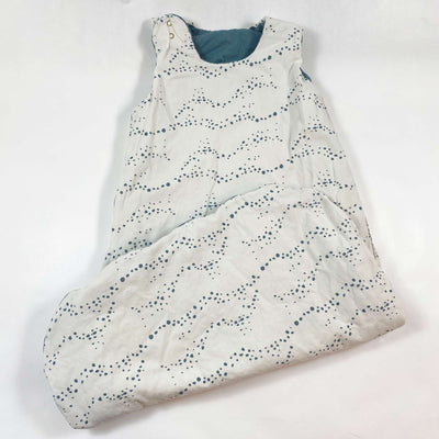 Fabelab teal reversible organic cotton sleeping bag 90cm 1