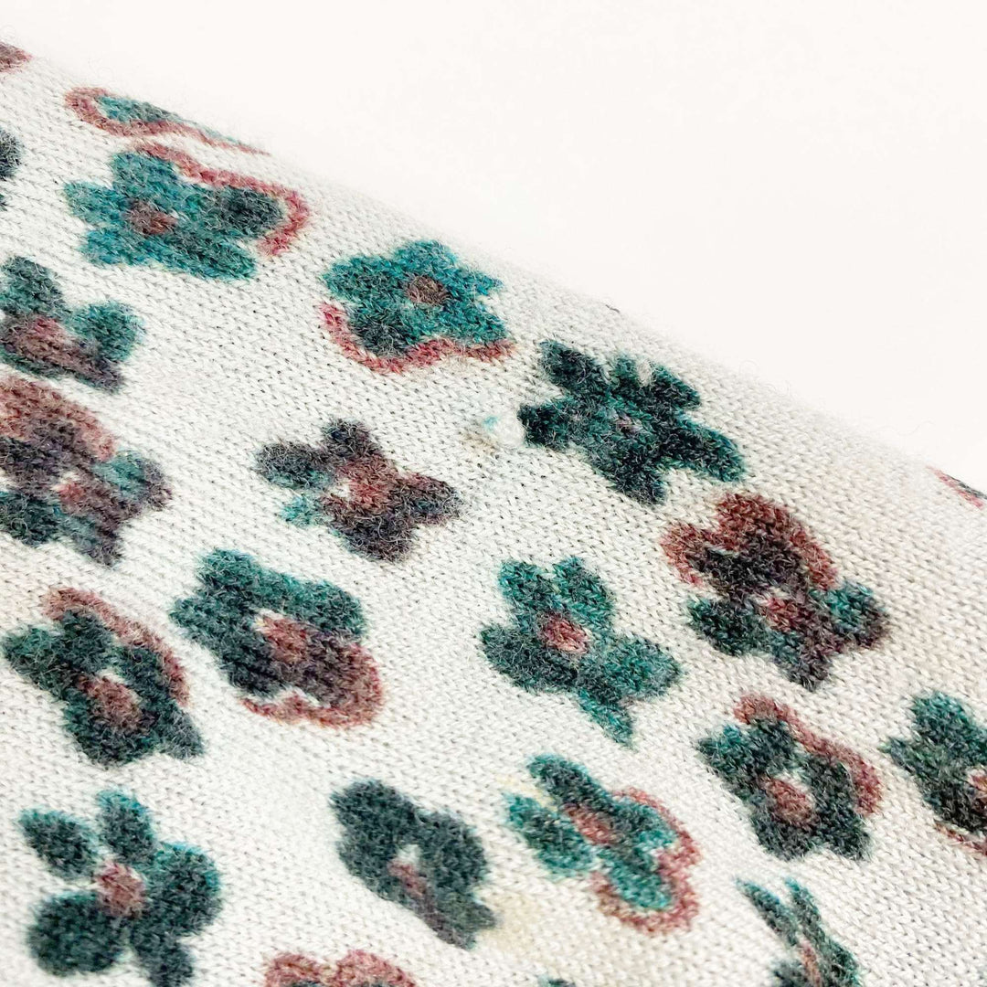 FUB floral wool dress 6Y/120 3