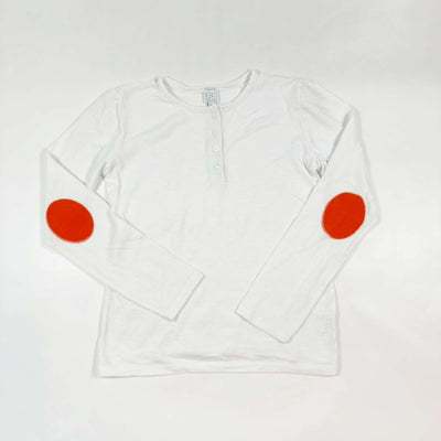 CdeC white longsleeve with red patches 10Y 1