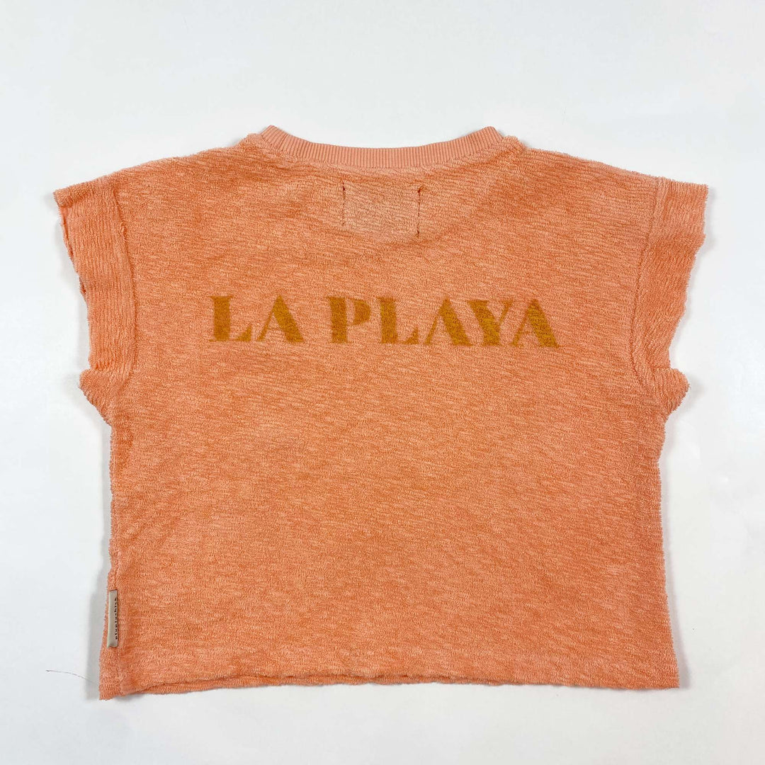 Piupiuchick La Playa orange top 3Y 2