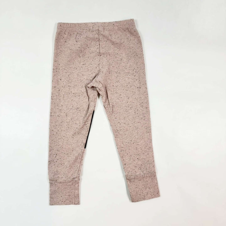 Papu pink melange patch leggings 1-2Y/86-92 2