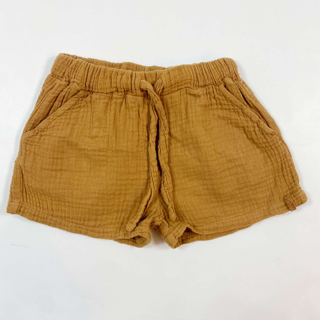 Nixnut ochre muslin shorts 92 1