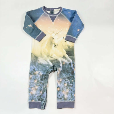 Stella McCartney Kids unicorn onesie in sweat fabric 24M 1