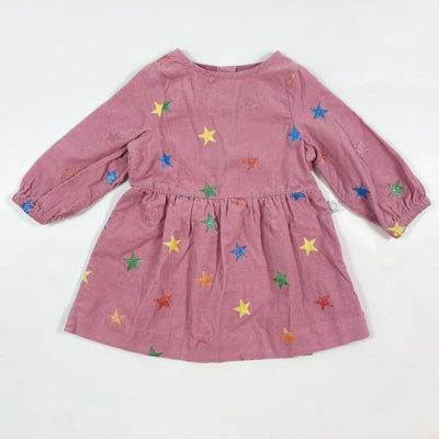 Stella McCartney Kids pink cord glitter star dress 6M 1