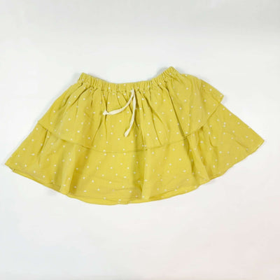 Búho yellow polka dot skirt 6Y 1