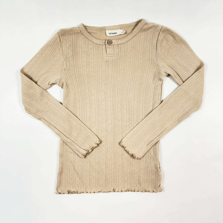 Lil' Atelier beige longsleeve 7-8Y/122-128 1