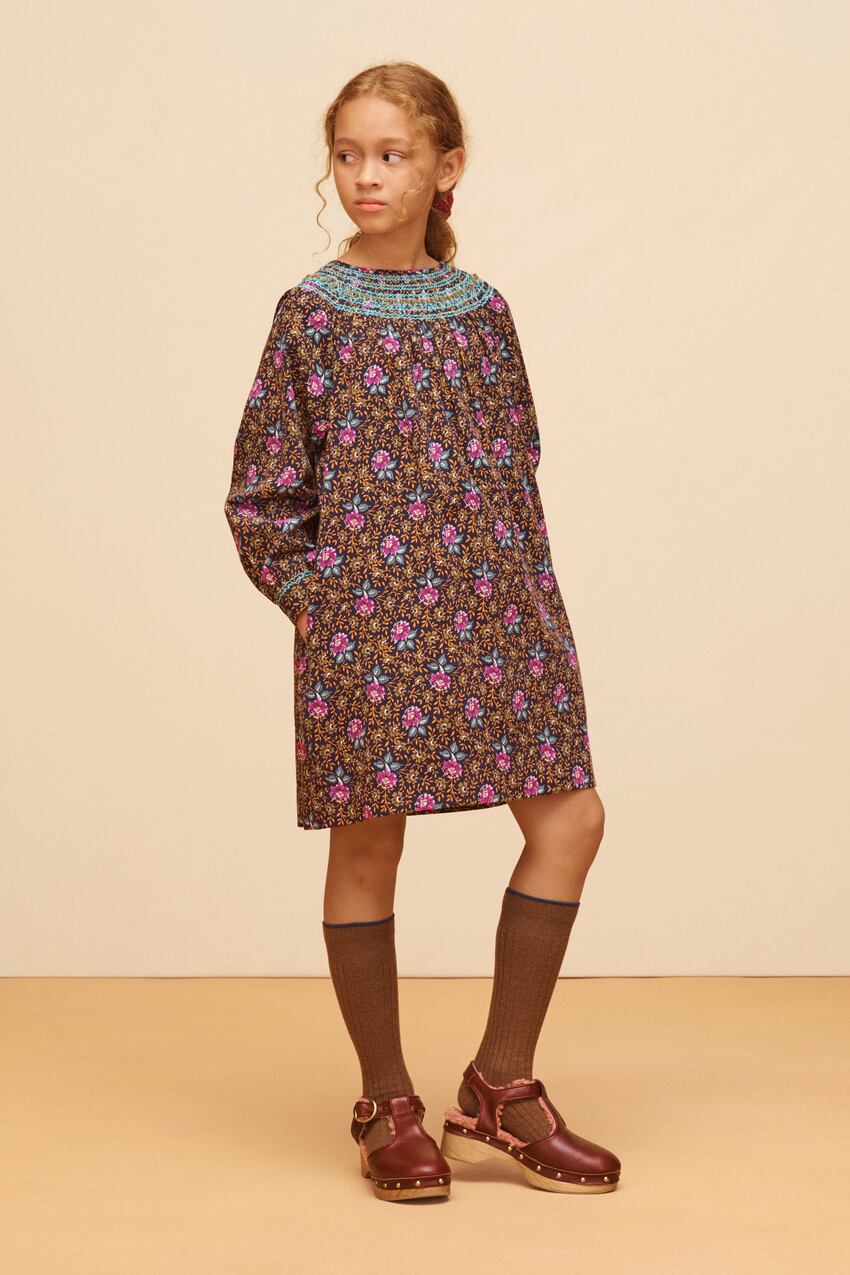 Zara floral cord Limited Edition dress 6Y/116 4