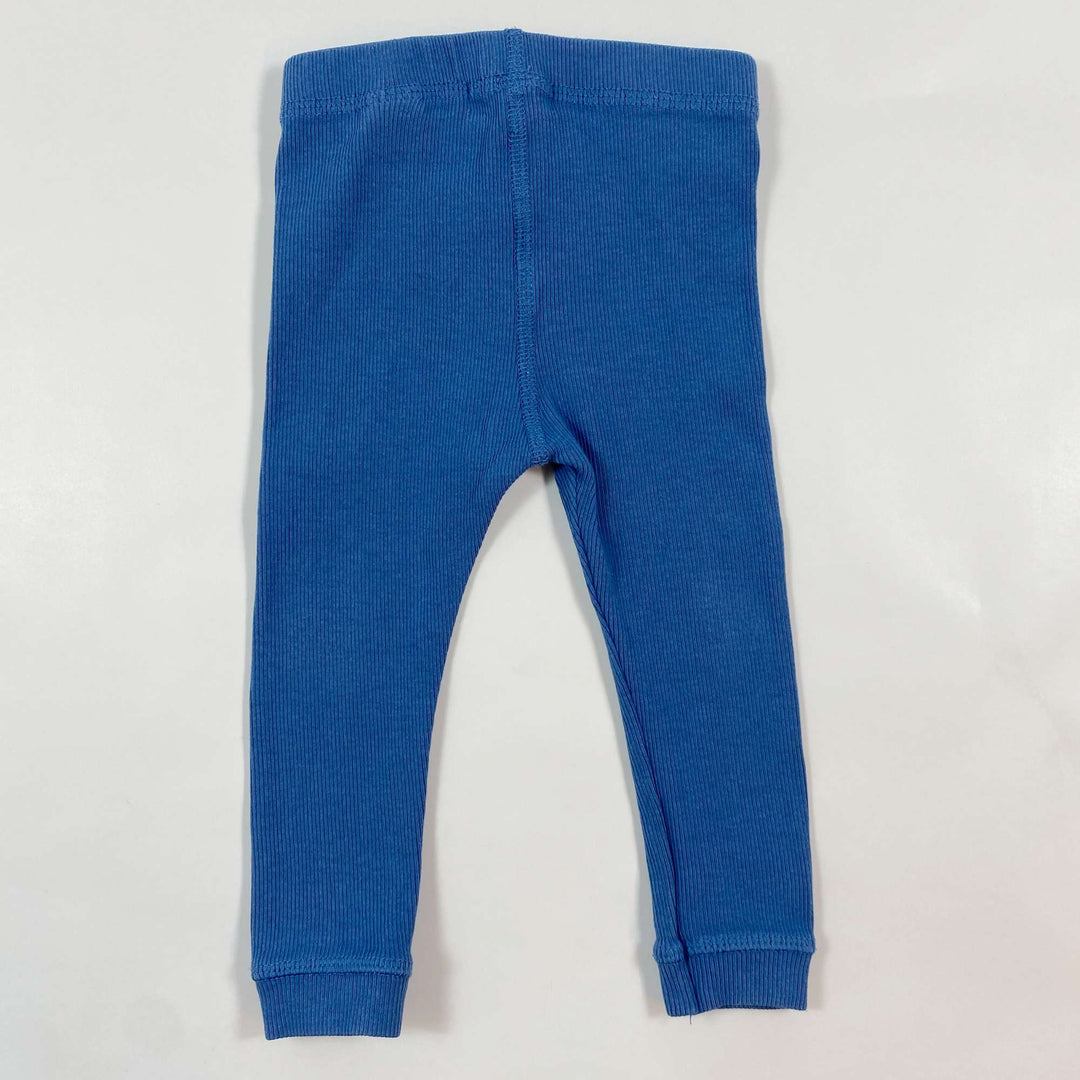 Zara blue rib leggings 9-12M/80 2
