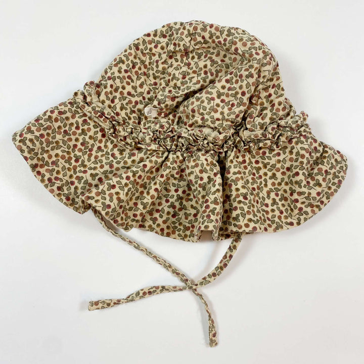 Konges Slojd floral print sun hat 0-3M 2