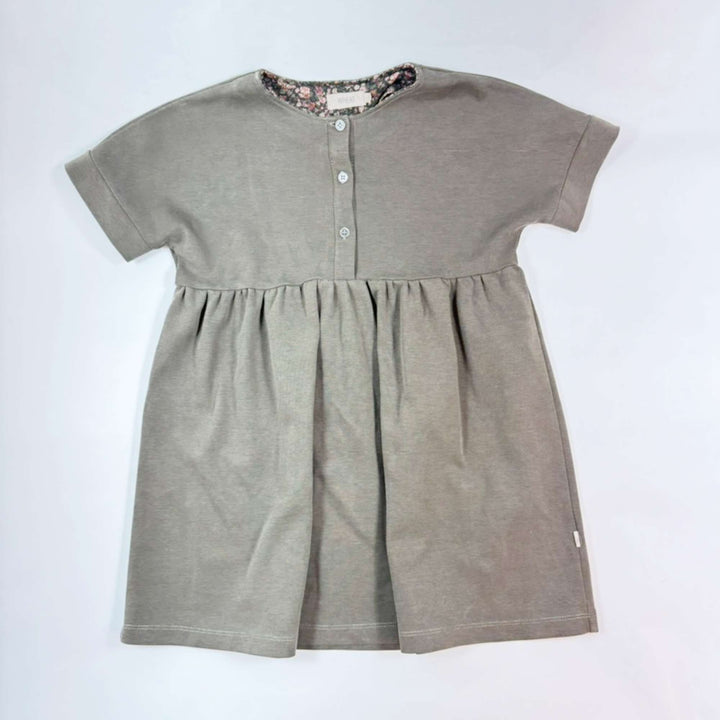 Wheat bottle green loose fit short-sleeved dress 6Y/116 1