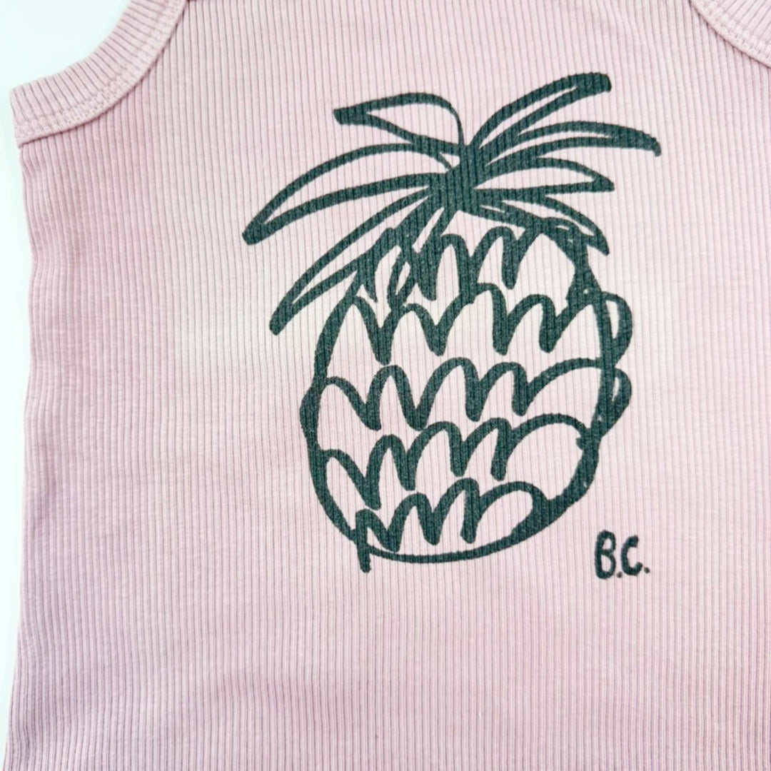 Bobo Choses purple pineapple rib tank 18-24M/86 2